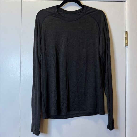 LULULEMON Long Sleeve Swiftly Tech Shirt Dark Gray Men’s Size Medium - Picture 1 of 6